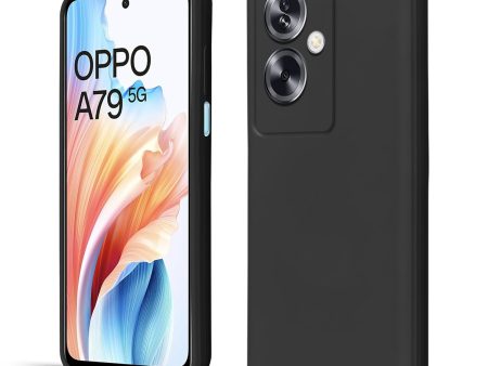 Premium Matte Soft Silicone Back Cover for Oppo A79 5G For Cheap