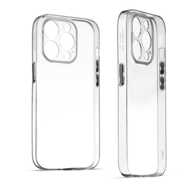 Transparent Back with Color Buttons Back Cover for Apple iPhone 14 Pro Fashion