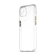 Transparent Back with Color Buttons Back Cover for Apple iPhone 13 on Sale