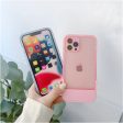 Cute Trendy Semi Transparent Foldable Built in Stand Back Cover for Apple iPhone X Discount