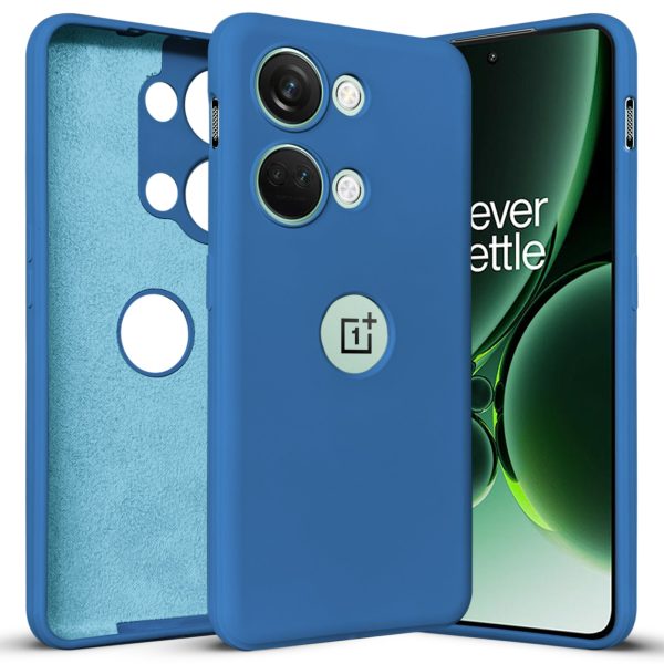 Liquid Silicone Case with Logo Cut Back Cover for OnePlus Nord 3 5G Discount