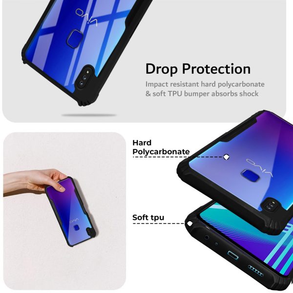 Premium Acrylic Transparent Back Cover for Vivo Y95 Hot on Sale