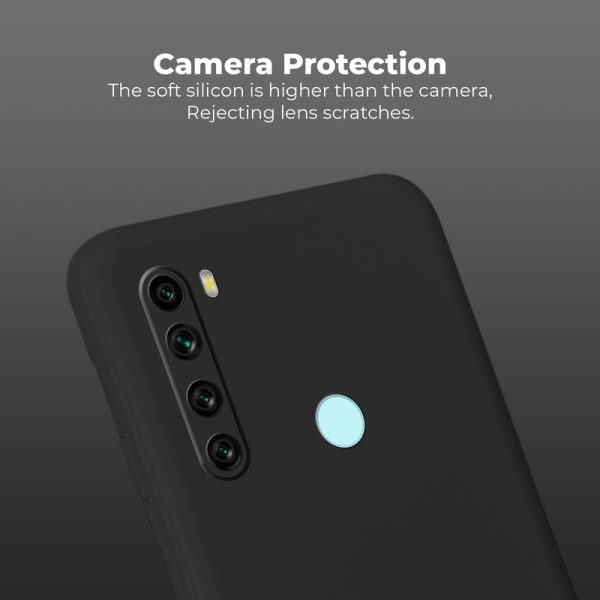 Premium Matte Silicone Back Cover for Redmi Note 8 Online now