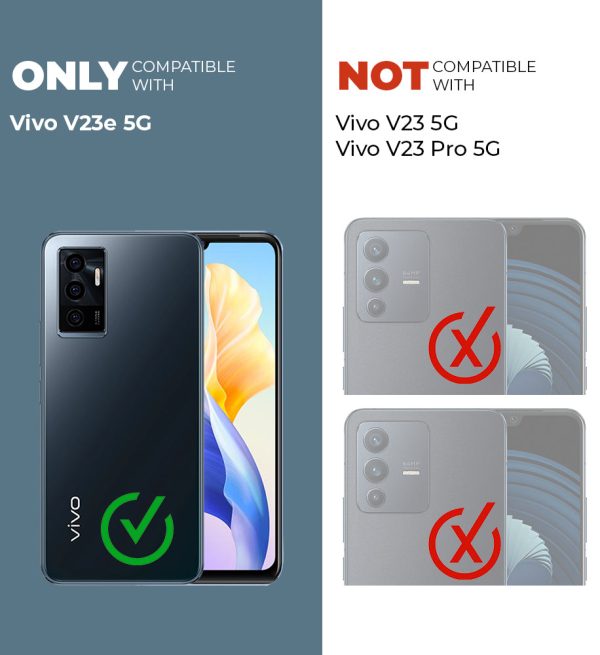 Premium Acrylic Transparent Back Cover for Vivo V23E 5G Online Sale