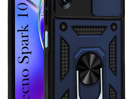 For Tecno Spark 10 | Tecno Spark 10C Back Cover Case (Hybrid Dual Armor Polycarbonate) Online now