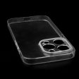 Transparent Back with Color Buttons Back Cover for Apple iPhone 14 Pro Fashion