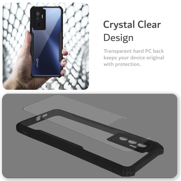 Premium Acrylic Transparent Back Cover for Vivo V23E 5G Online Sale