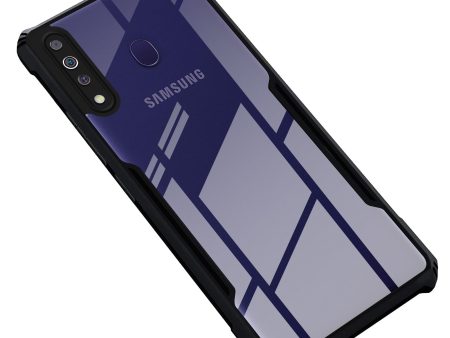 Premium Acrylic Transparent Back Cover for Samsung M30 Fashion