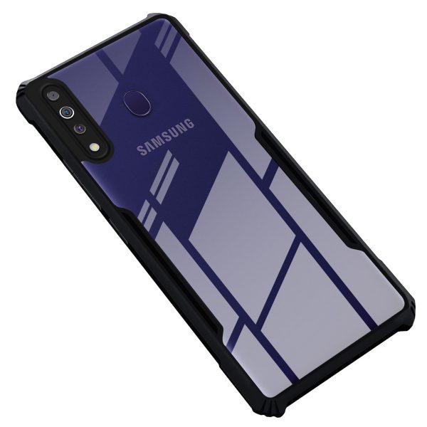 Premium Acrylic Transparent Back Cover for Samsung M30 Fashion