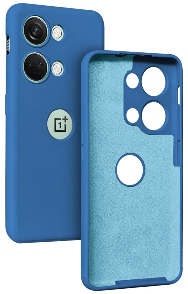 Liquid Silicone Case with Logo Cut Back Cover for OnePlus Nord 3 5G Discount