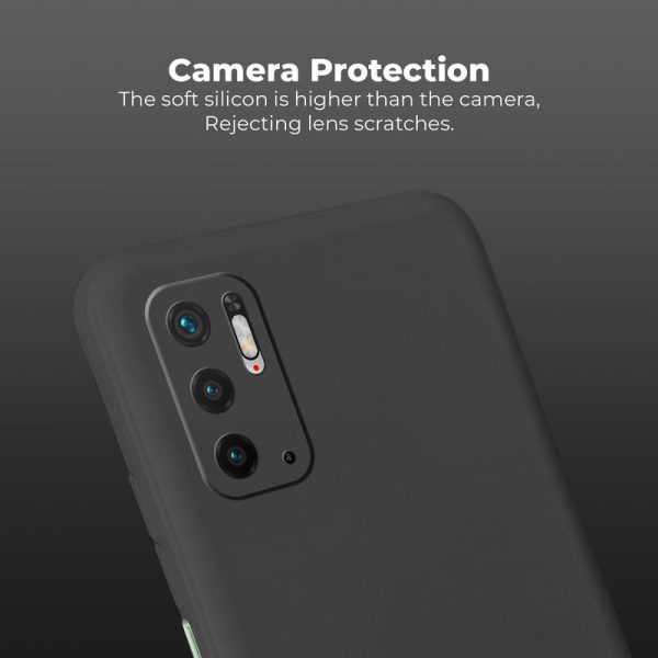 Premium Matte Silicone Back Cover for Redmi Note 10 5G Online now