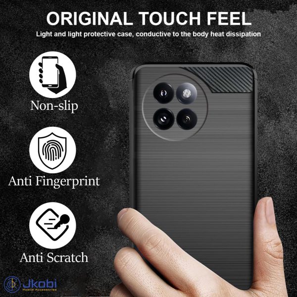 For Xiaomi 14 Civi 5G Back Cover Case (Hybrid Armor Case | Carbon Fiber Shockproof | Soft and Flexible) Online now