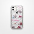 Cute Starfish Printed Transparent Back Cover for Apple iPhone 12 Online Sale