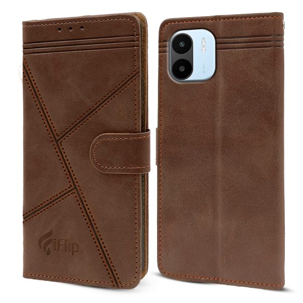 For Xiaomi Mi A1 2022 Flip Cover Case (Professional Line Pattern| Magnetic Closure | Inner TPU | Inbuilt Stand & Pockets | Office Wallet Style Flip Cover) Online Hot Sale