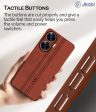 For Realme Narzo N55 Back Cover Case (Leather Finish | Anti Skid Side Grip | Soft Touch | Minimalist Design) For Discount