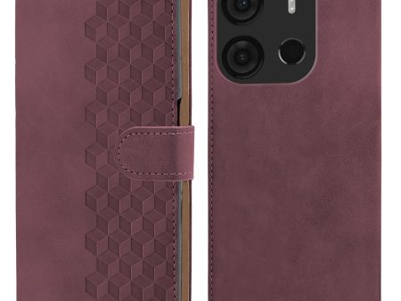 For Tecno Spark Go 2023 Flip Cover Case (Professional Velvet Cube Desing | Card Pockets Wallet & Stand | Magnetic Closure) For Discount