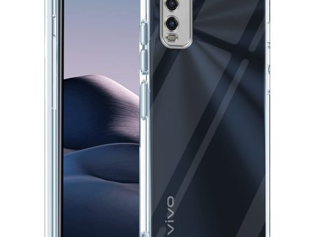 For Vivo Y11s Back Cover Case (Silicone Crystal Clear | Pure Camera Protection | Soft and Flexible for Charger and Headphone sockets | Shockproof Bumpers) For Sale