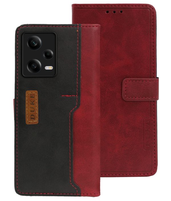 For Redmi Note 12 5G Flip Cover Case (Professional Dual Leather Finish) Hot on Sale