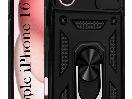 For Apple iPhone 16 Plus Back Cover Case (Hybrid Dual Armor Polycarbonate) on Sale