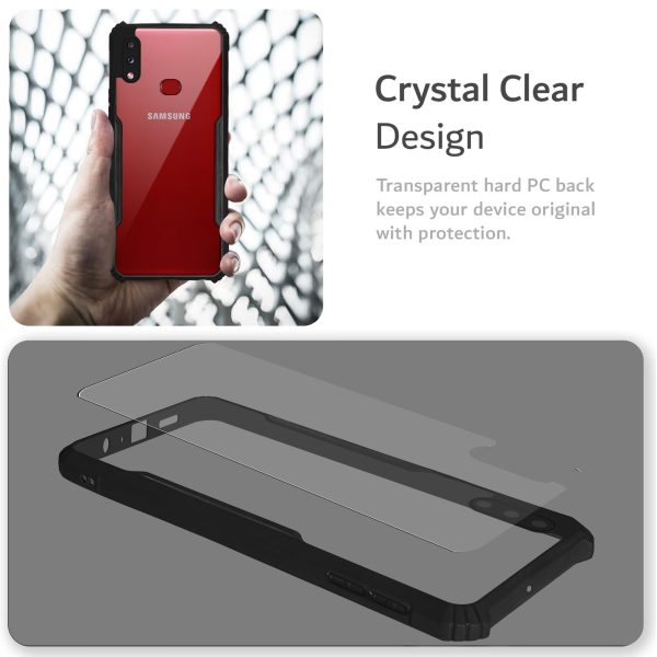 Premium Acrylic Transparent Back Cover for Samsung A10s on Sale