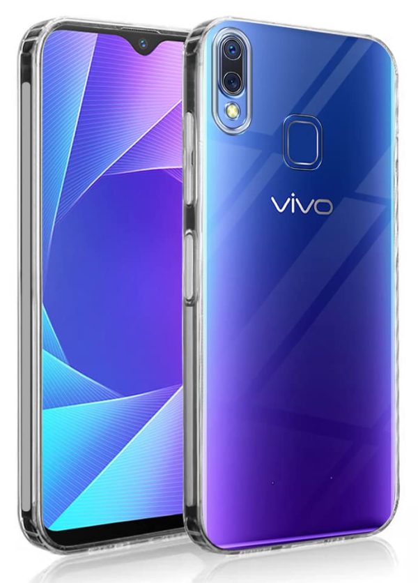 For Vivo Y95 | Vivo Y93 | Vivo Y91 Back Cover Case (Silicone Crystal Clear | Pure Camera Protection | Soft and Flexible for Charger and Headphone sockets | Shockproof Bumpers) Fashion