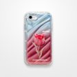 Tulip Flower Print Transparent Back Cover for Apple iPhone 7 Hot on Sale