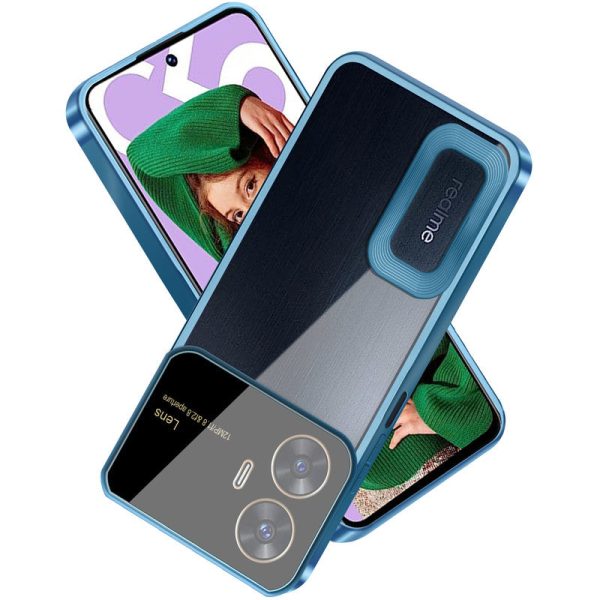 Transparent Camera Lens Protection Back Cover for Realme C55 Fashion