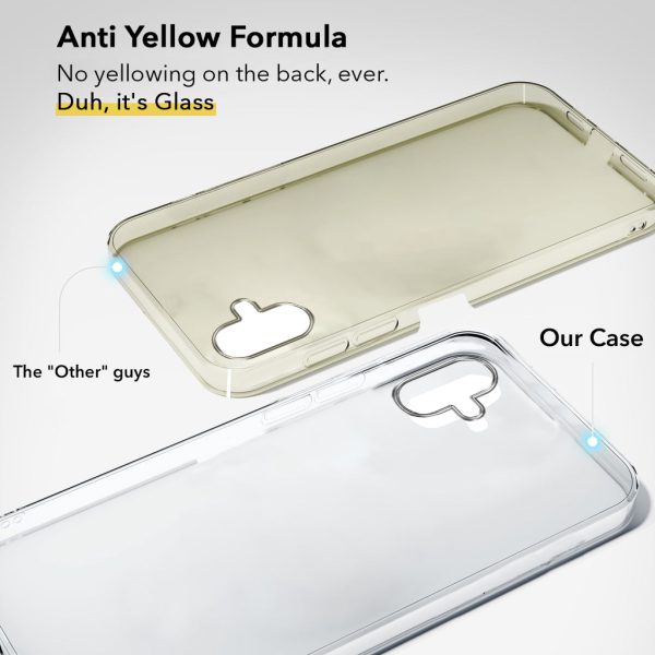 For Samsung Galaxy F14 5G Back Cover Case (Hard Anti Yellow Clear Case | Drop & Camera Protection | Shockproof Polycarbonate) Online