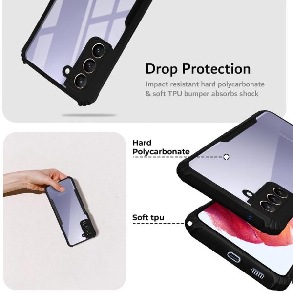 Premium Acrylic Transparent Back Cover for Samsung S21 FE 5G Discount