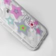 Cute Star Printed Transparent  Back Cover for Apple iPhone 14 Pro Max Online now