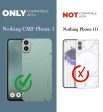 For Nothing CMF Phone 1 Back Cover (Silicone Clear Shockproof Case with Camera Protection | Soft and Flexible) Supply