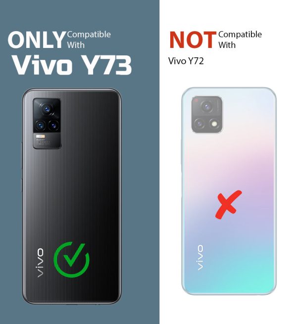 Premium Matte Silicone Back Cover for Vivo Y73 2021 Online now