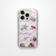 Cute Starfish Printed Transparent Back Cover for Apple iPhone 14 Pro Max Sale