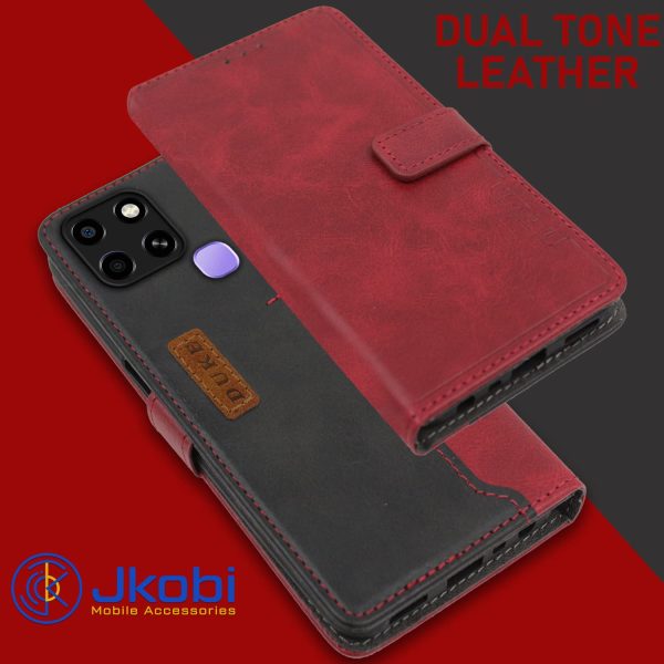 For Infinix Smart 6 Flip Cover Case (Professional Dual Leather Finish) Online