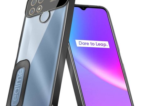 Transparent Camera Lens Protection Back Cover for Realme C25 Fashion