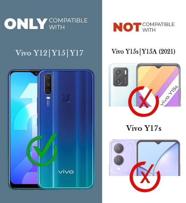 For Vivo Y12 | Y15 | Y17 Back Cover Case (Shockproof with Polycarbonate Clear Panel) Discount