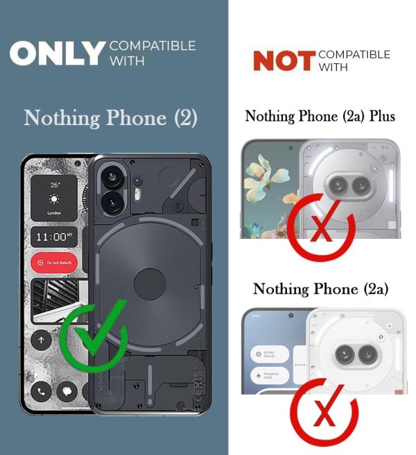 For Nothing Phone 2 Flip Cover Case (Stitched Leather with Magnetic Closure) For Discount