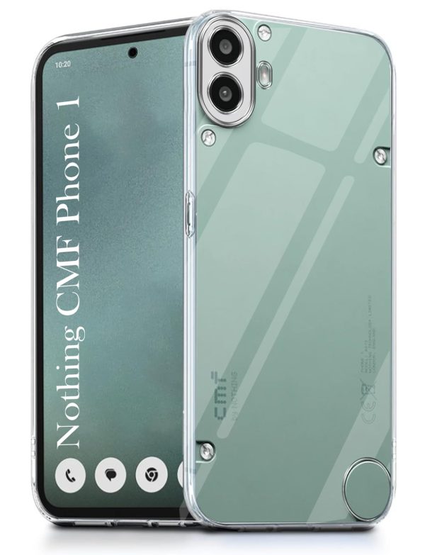 For Nothing CMF Phone 1 Back Cover (Silicone Clear Shockproof Case with Camera Protection | Soft and Flexible) Supply