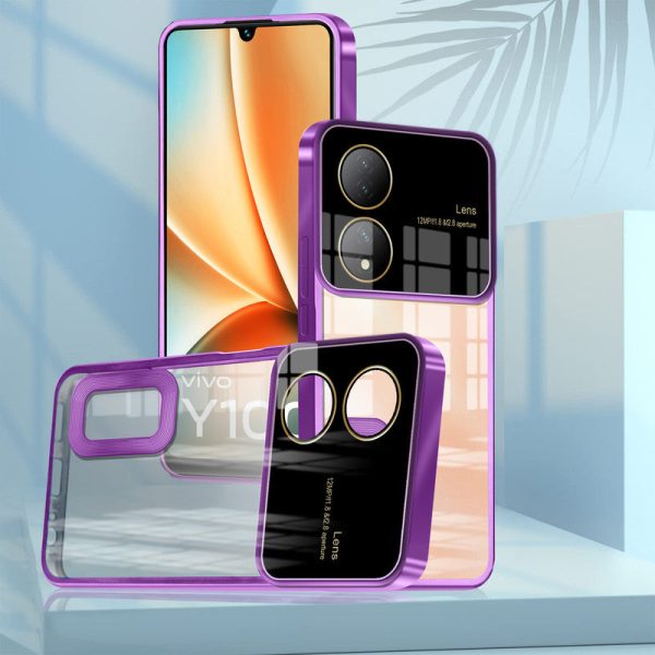 Transparent Camera Lens Protection Back Cover for Vivo Y100 Online Hot Sale