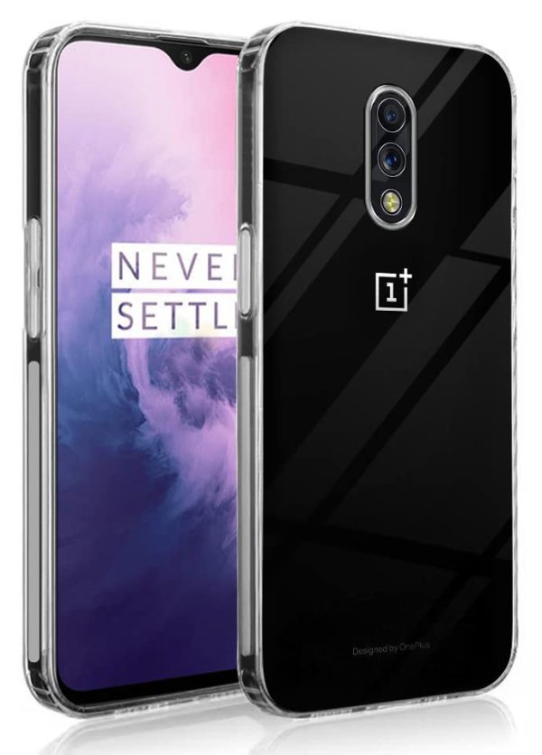 For OnePlus 7 Back Cover Case (Silicone Crystal Clear | Pure Camera Protection | Soft and Flexible for Charger and Headphone sockets | Shockproof Bumpers) Hot on Sale