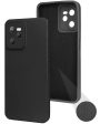 For Realme C35 Back Cover Case (Matte Finish Silicone with Fiber Cloth) Online Sale