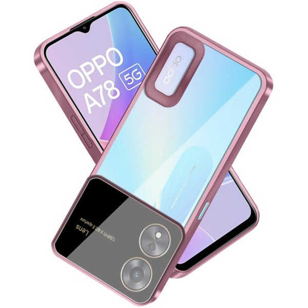 Transparent Camera Lens Protection Back Cover for Oppo A78 5G Supply