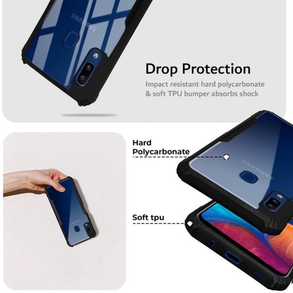 Premium Acrylic Transparent Back Cover for Samsung A20 | Samsung A30 Online Hot Sale