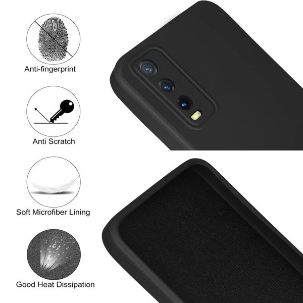 For Vivo Y12s Back Cover Case (Inside Fiber Cloth | Smooth Matte Finish | Elegant Professional Look) on Sale