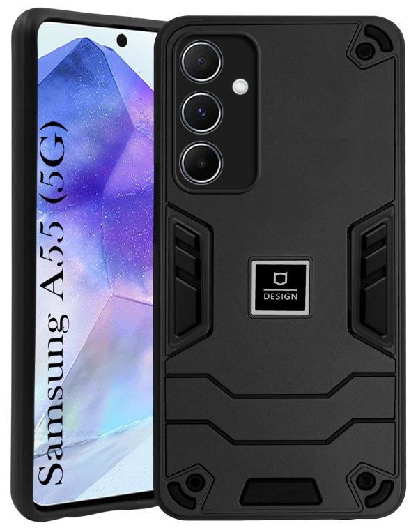 For Samsung Galaxy A55 5G Back Cover Case (Lightweight Hybrid Shockproof Polycarbonate) For Discount