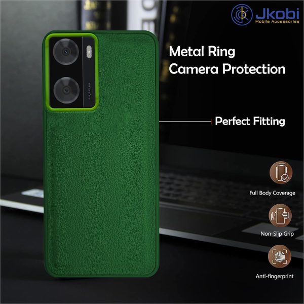 For Oppo A57 2022 Back Cover Case (Minimalist Professional Leather | Shockproof Metal Camera Protection) Online