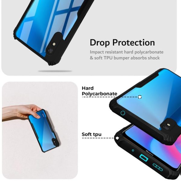 Premium Acrylic Transparent Back Cover for Redmi 9A | Redmi 9i on Sale