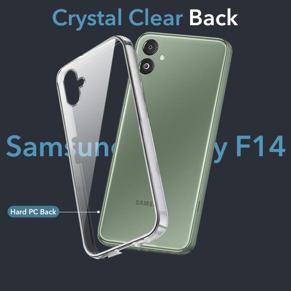 For Samsung Galaxy F14 5G Back Cover Case (Hard Anti Yellow Clear Case | Drop & Camera Protection | Shockproof Polycarbonate) Online