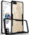 For Xiaomi RedMi A1 (Mi 5X) Back Cover Case (Shockproof with Polycarbonate Clear Panel | Professional Black) For Cheap