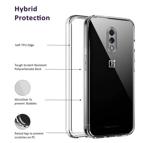 For OnePlus 7 Back Cover Case (Silicone Crystal Clear | Pure Camera Protection | Soft and Flexible for Charger and Headphone sockets | Shockproof Bumpers) Hot on Sale